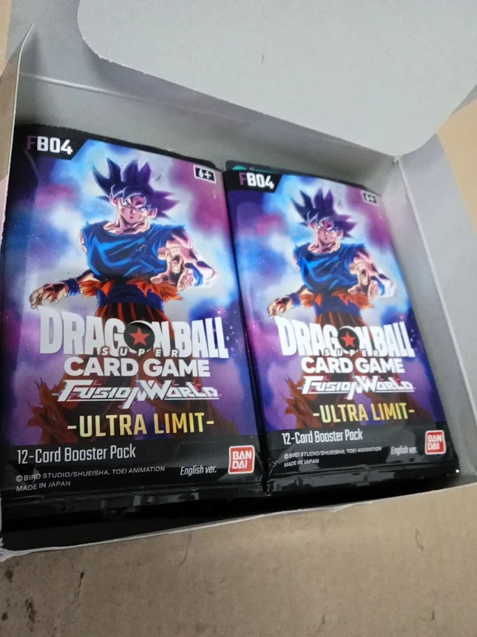Dragon Ball Super Fusion World FW04 TCG FB04 Ultra Limit Booster Box Used