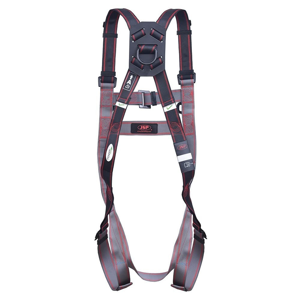 JSP Pioneer 3 Point Safety Harness FAR0204 Work Plastic Rubber Polyester New