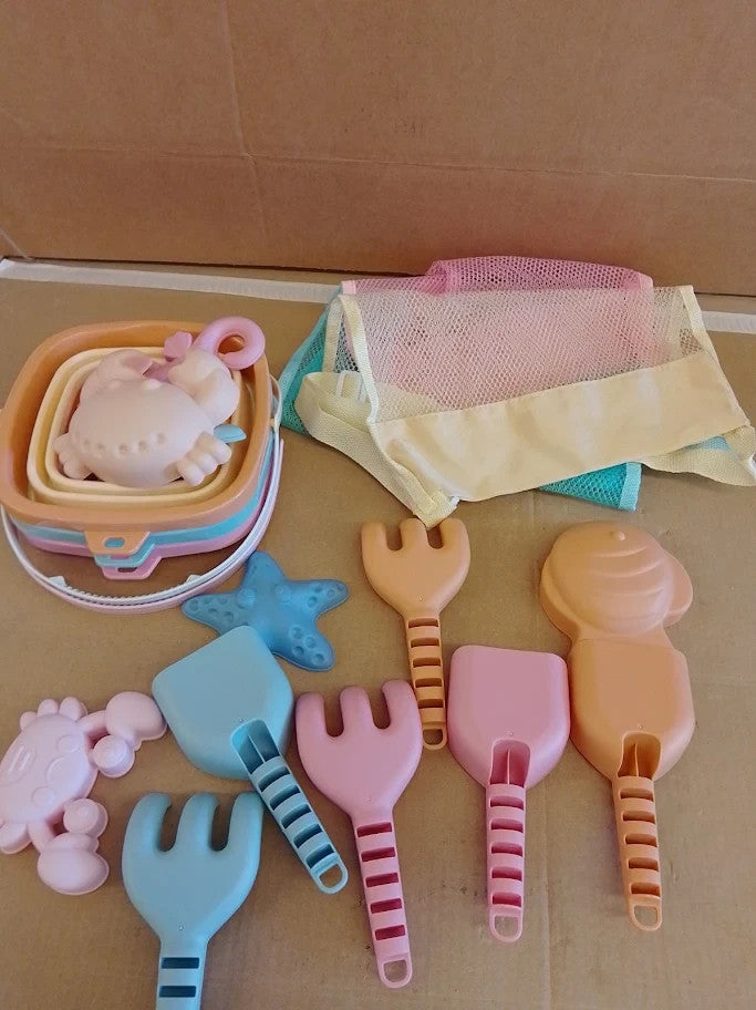 Dreamon Beach Sand Toys Kids Spade Collapsible Pit Shovels Animal 1+ New