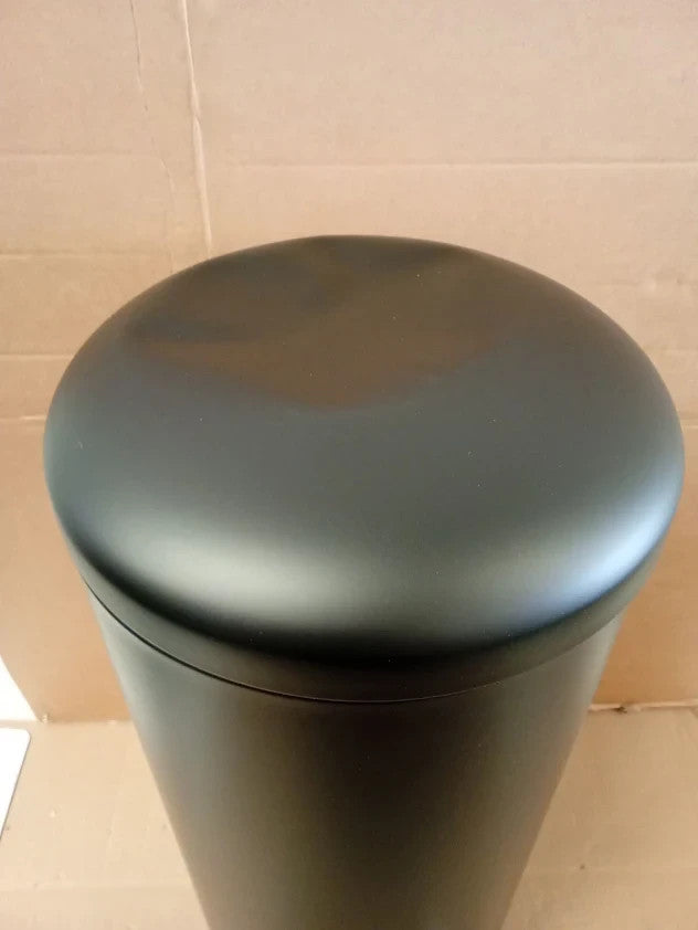 Habitat 30Litre Domed Pedal Bin Made From Steel Inner Bin Black 67x29x29