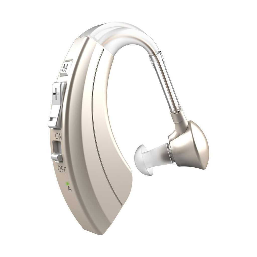 HIBRIQ Rechargeable Hearing Device Senior Noise Cancelling Volume Adjustable New
