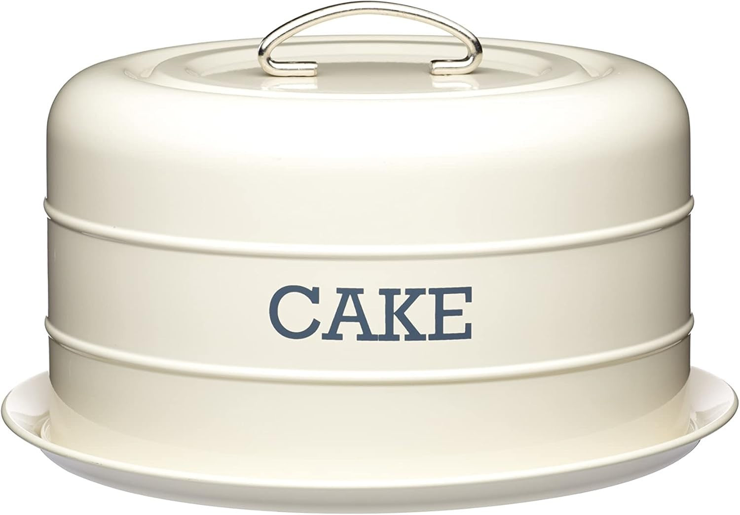 Kitchencraft Living Nostalgia Airtight Storage Tin Cake Dome 28.5x18cm New