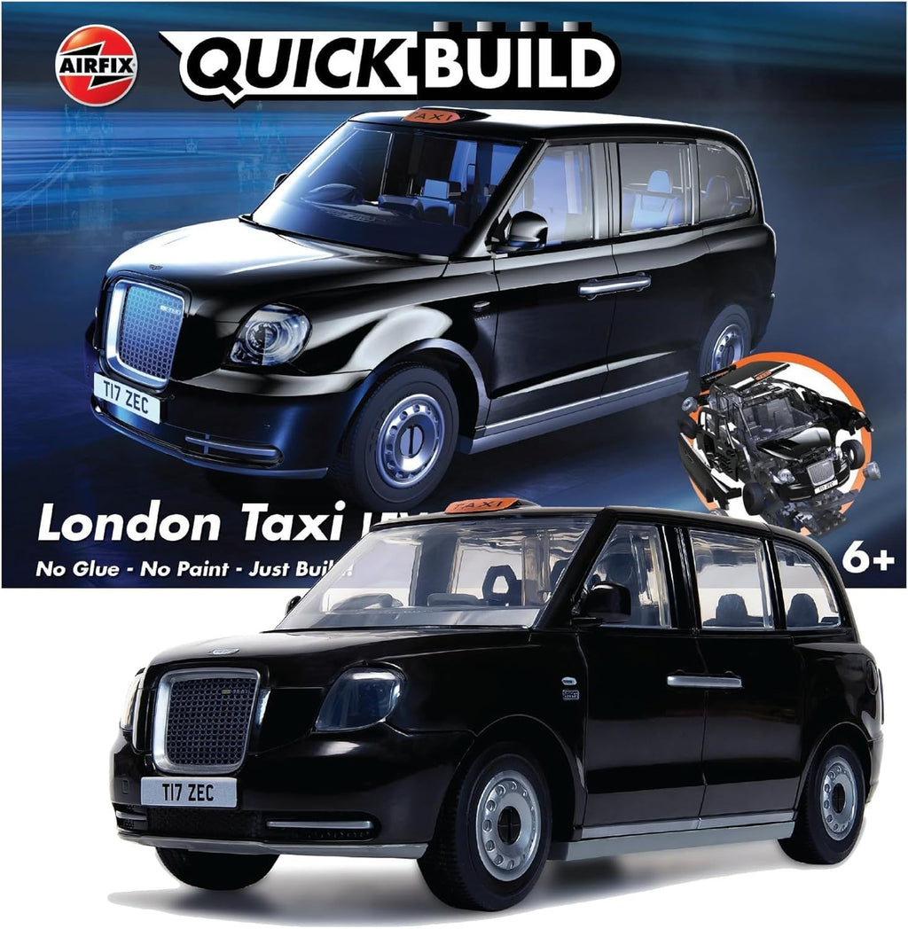 Airfix Quickbuild Model Car Kit J6051 London Taxi Black Building Kit 6+ New