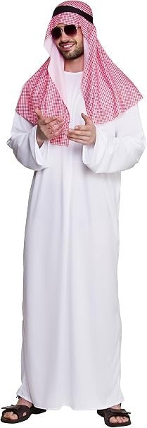 Wicked Costumes Mens Sheikh Fancy Dress Middle Eastern Style Party One Size