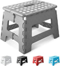 Keplin 9Inch Heavy Duty Folding Step Stool Non Slip Foldable Foot Stool