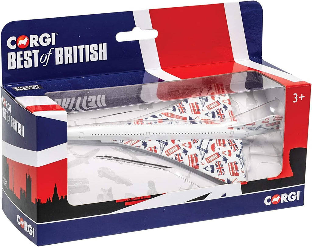 Corgi GS84007 Best British Concorde Red High Quality 185mmx17.2x13.3cm 3+ New