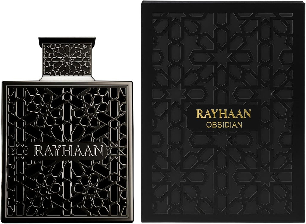 Rayhaan Obsidian 100ml Woody Spicy Amber Eau de Parfum EDP