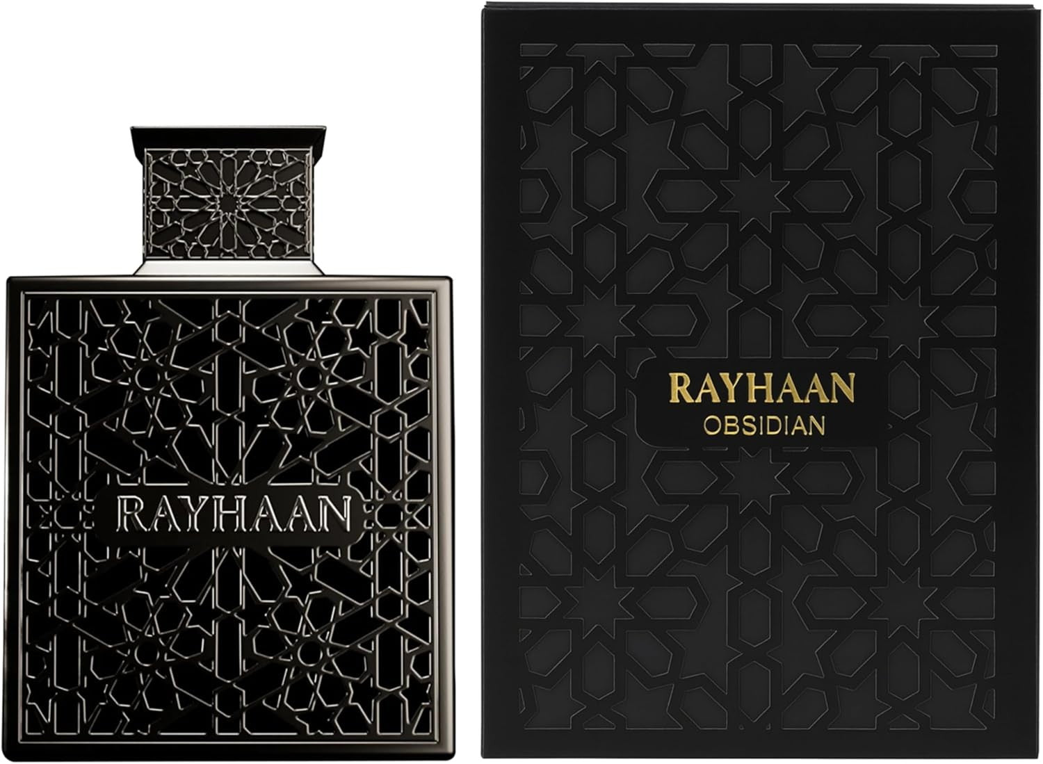 Rayhaan Obsidian 100ml Woody Spicy Amber Eau de Parfum EDP