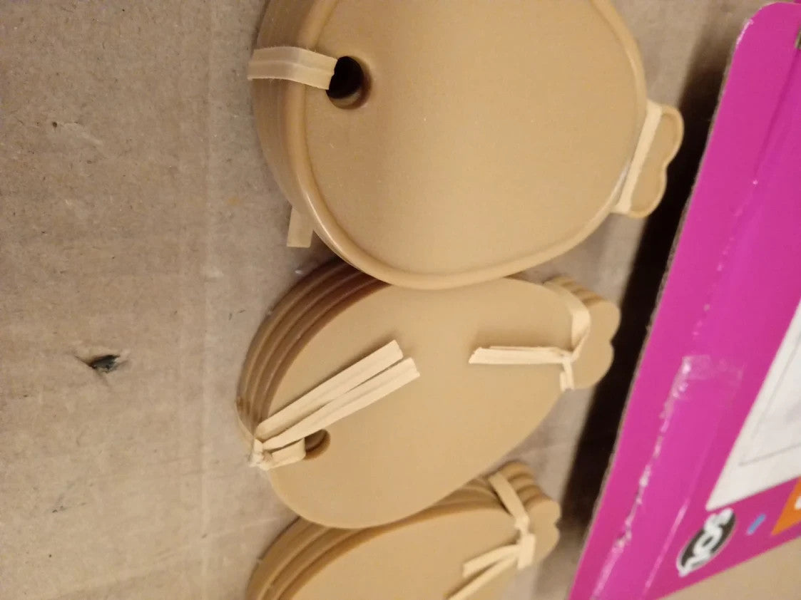 Sol 16pc Helium Balloon Weights Gold Plastic Party Accessories Securing New