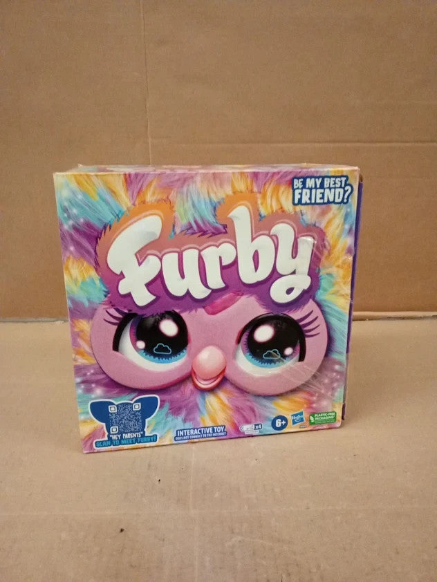 Furby Tie Dye Interactive Plush Toy English Version 6+ New