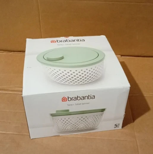 Brabantia Tasty Salad Spinner Dryer Bowl Colander Dishwasher Safe Green New