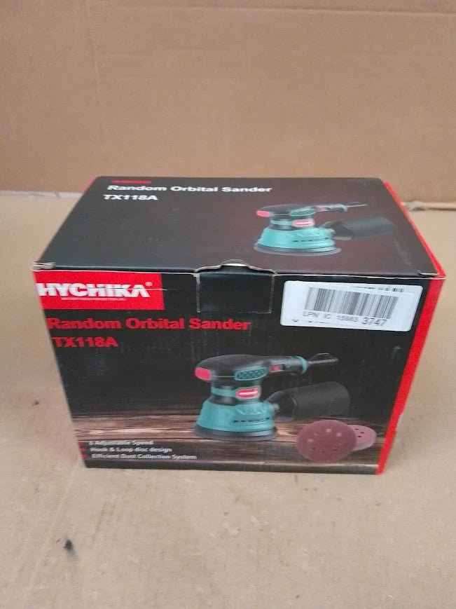 Hychika Random Orbital Sander 300W 12000OPM Orbital 6 Variable Speeds