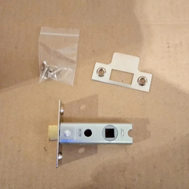 Sterling TML125N 63mm Nickel Tubular Mortice Latch Door Lock 2.5 Inch Design New