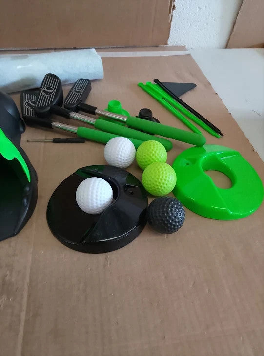 Terramus Upgraded Toy Golf Set Automatic Golf Returner 3 Clubs 3+ New