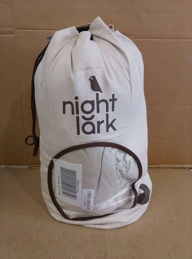 Night Lark Coverless Duvet King 4.5 Tog Soft Weave Natural Oat King Size