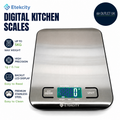 Etekcity Digital Kitchen Scales Professional Food Weighing LCD 1g To 5kg Silver