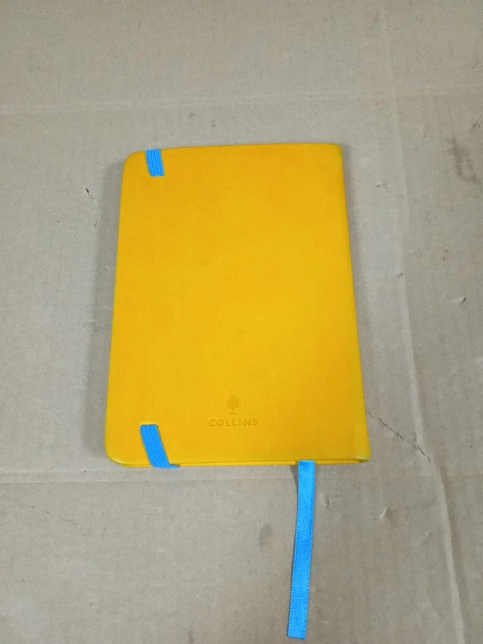 Collins Legacy A6 Academic Planner 2025-26 Week View Hard Cover Yellow Diary