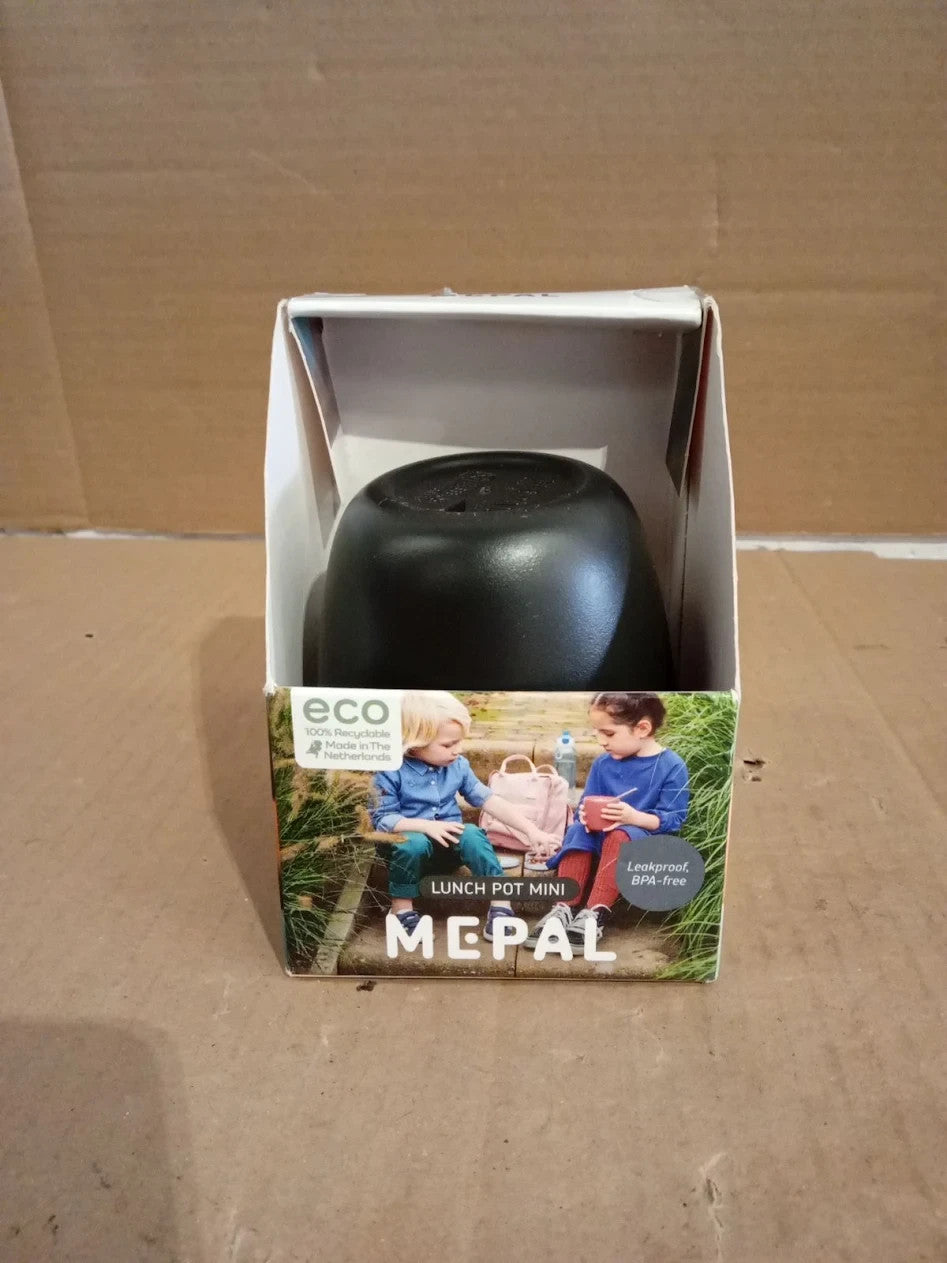Mepal overnight Oat Jar Mini Practical Yoghurt Cup  Black Microwave & Dishwasher