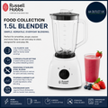 Russell Hobbs Food Collection 1.5L Plastic Jug Blender 2 Speeds Pulse 400w