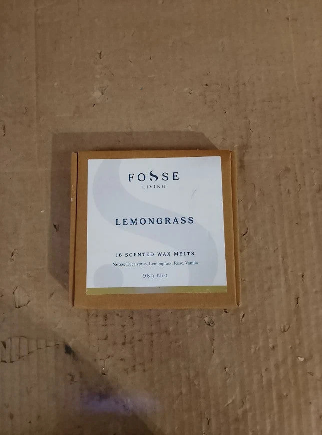 Lemongrass Soy Wax Melts 16 Pack Zingy Citrus Fresh Energising Natural