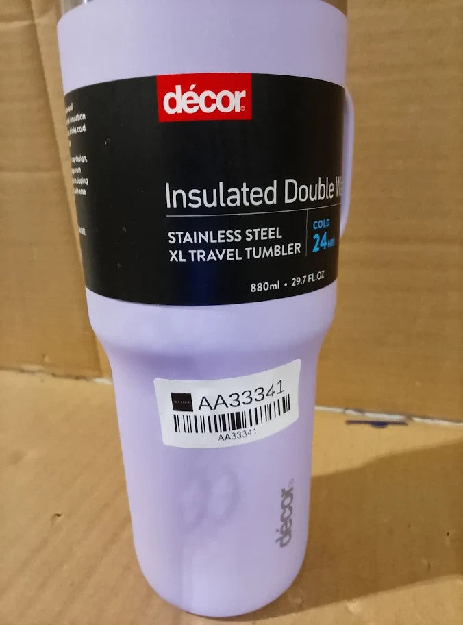 Decor Stainless Steel XL 880ml Tumbler Vacuum Insulated Superior Thermal