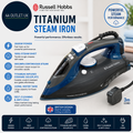 Russell Hobbs Iron 2600W 160g Steam Shot 55g min Titanium Carbide 27090