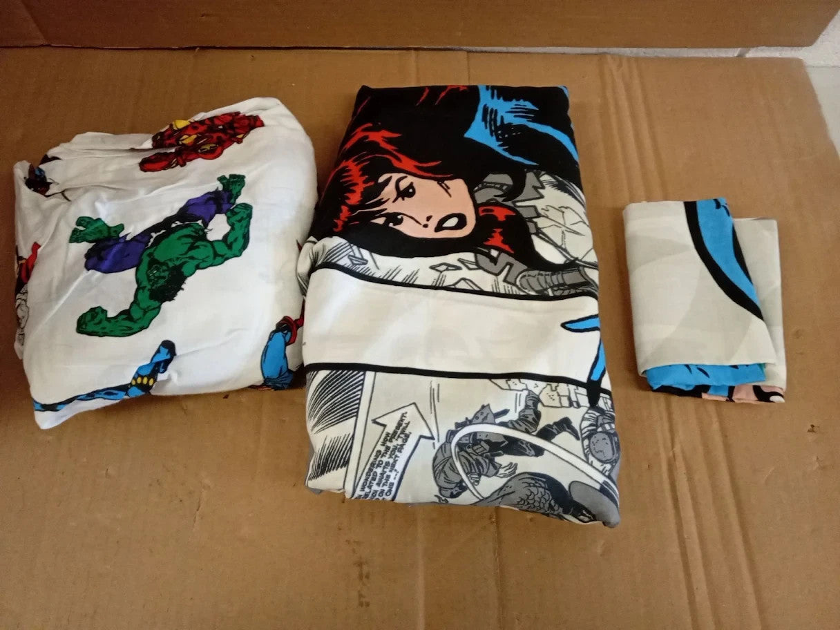 Jay Franco Marvel Comics Avengers Cool 100% Cotton 3 Piece Single Bedding New