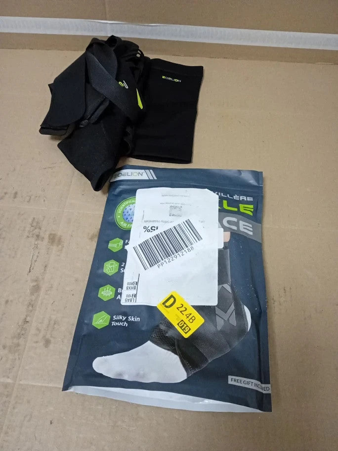 Zoelion Ankle Support Side Stabilizing Pads Quick Lace Up Recovery Brace XL New
