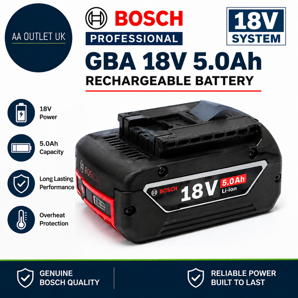 Bosch Professional 18V System GBA 18V 5.0Ah Rechargable Battery Power Tool