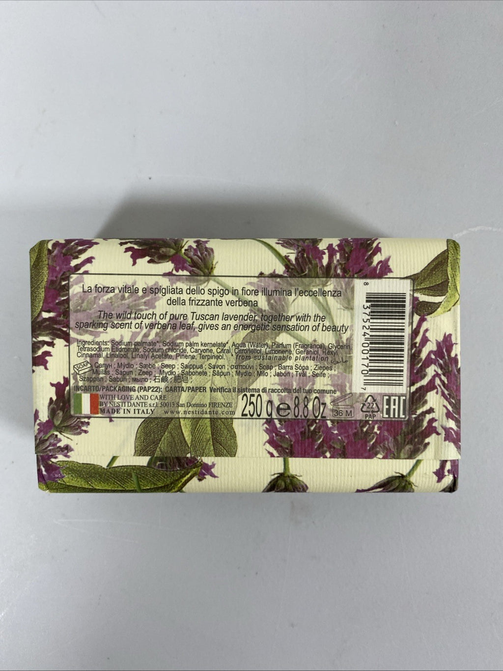 NESTI DANTE Romantica Wild Tuscan Lavender & Verbena New