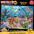 Wasgij Original 43 Aquarium Antics Unique 1000pcs Jigsaw Puzzle Adults New