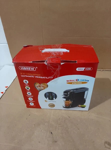 Hibrew 5in1 Functionality Capsule Espresso Machine Coffee Maker H2B Black 5L New