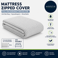 Mattress Zipped Cover Full Encasement Anti Bed Bug Zip Protector Super King