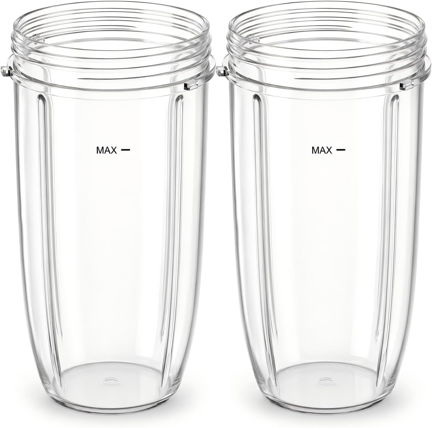 32oz Replacement Blender Cups 2pc 600w 900w Personal Blenders Nutrubullet New