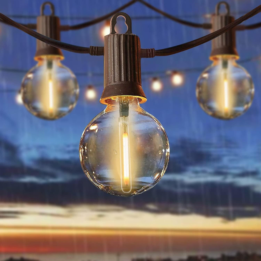 Zotoyi String Lights Outdoor Mains Powered 25FT G40 Globe String Lights 7m New
