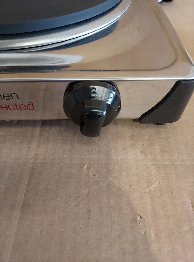 Kitchen Perfected 1500w Single Hotplate Cast Iron Variable Heat Settings