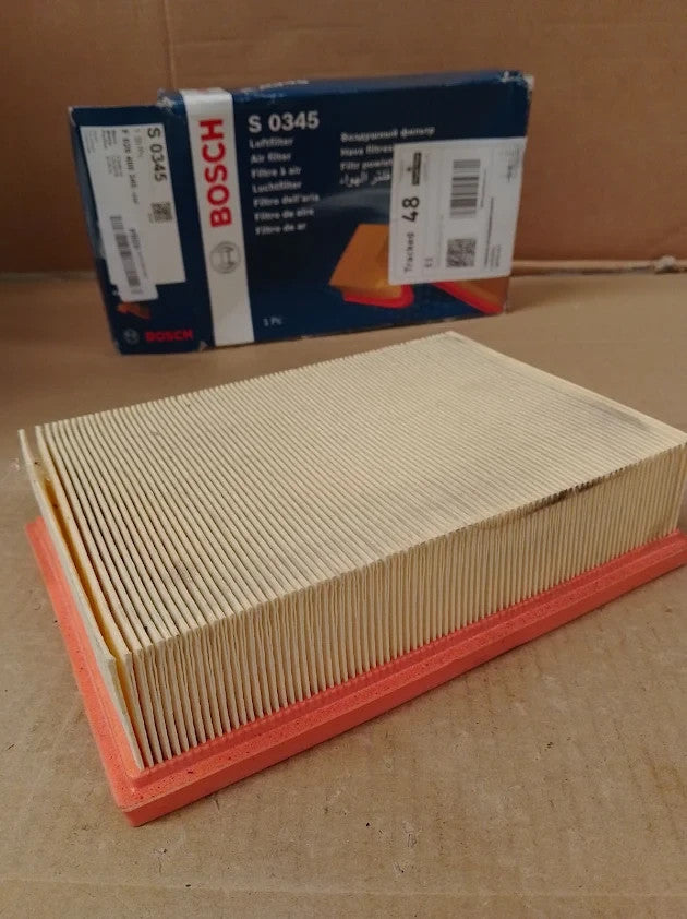 Bosch S0345 Car Air Filter Separates Particles Air Intake Moisture Resistant