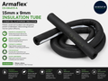 Armaflex C0-09x015-A Black Pipe Insulation 15mmx9mm Foam Tube Aluminum Material