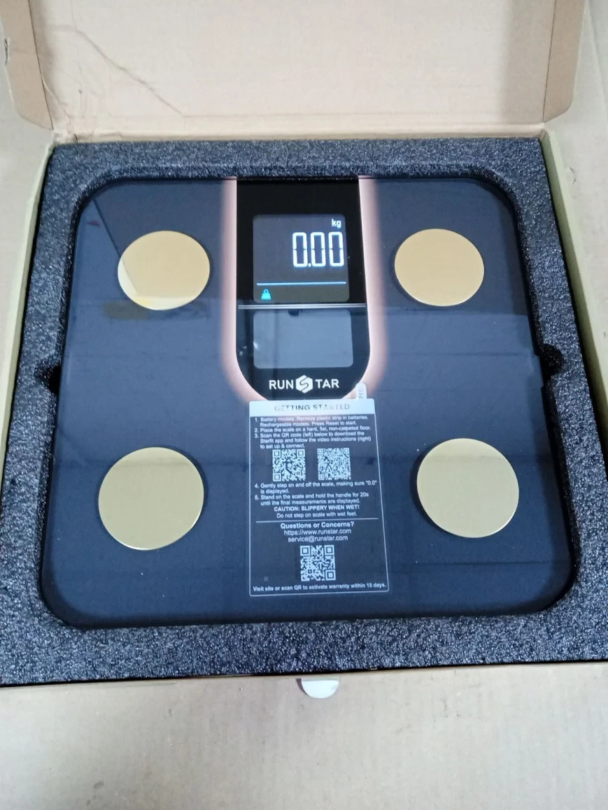 Runstar Scales Body Weight Bathroom Scale 8 In 1 VA Display New