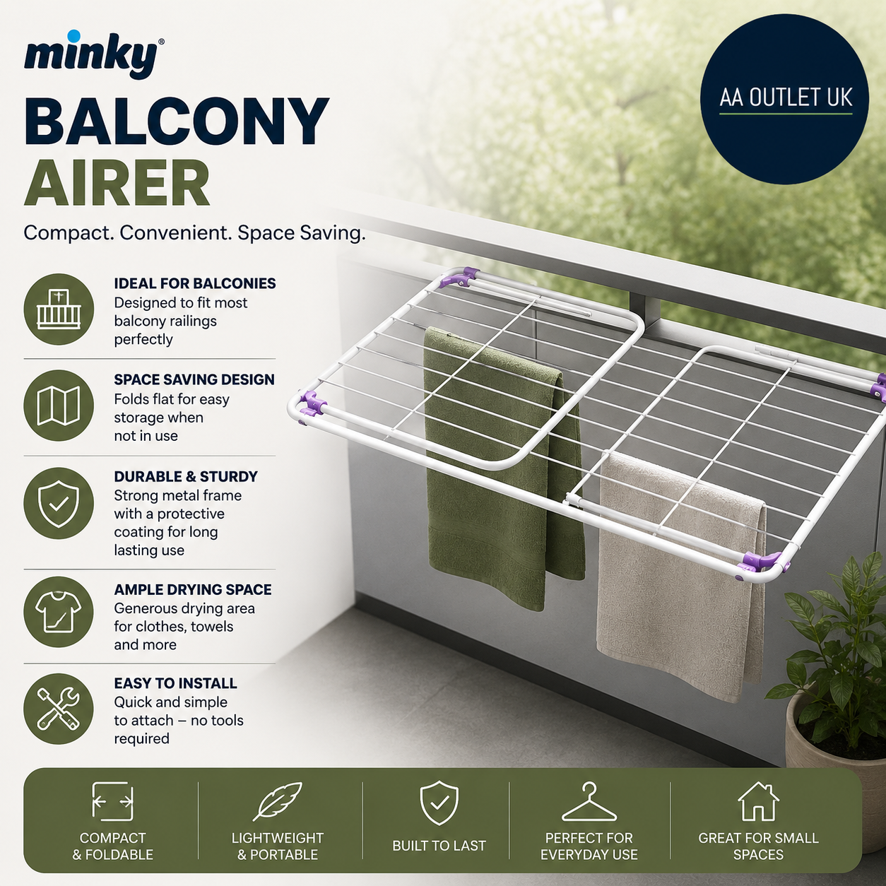 Minky Balcony Airier