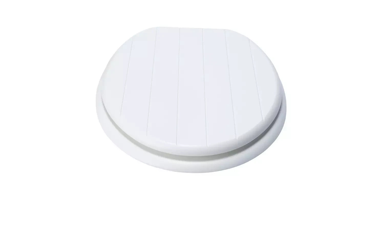 Argos Home Tongue Groove Style Toilet Seat 45x37.3x5.3cm New
