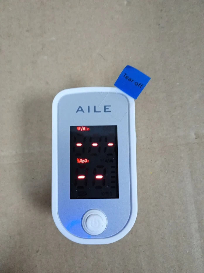 AILE Pulse Oximeter Oxygen Meter Blood Saturation Monitor Large Display New