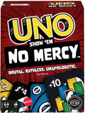 Mattel Games Uno Show No Mercy Card Game Kids Adults Family Parties 7+ New