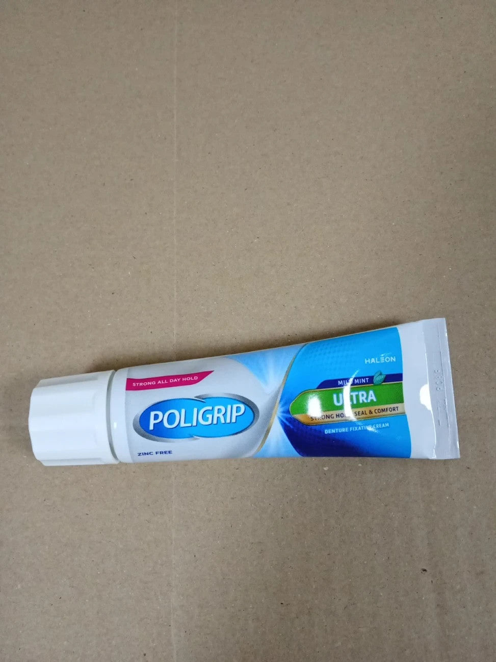 Poligrip Denture Adhesives Cream Ultra Provides Strong All Day Hold 40g