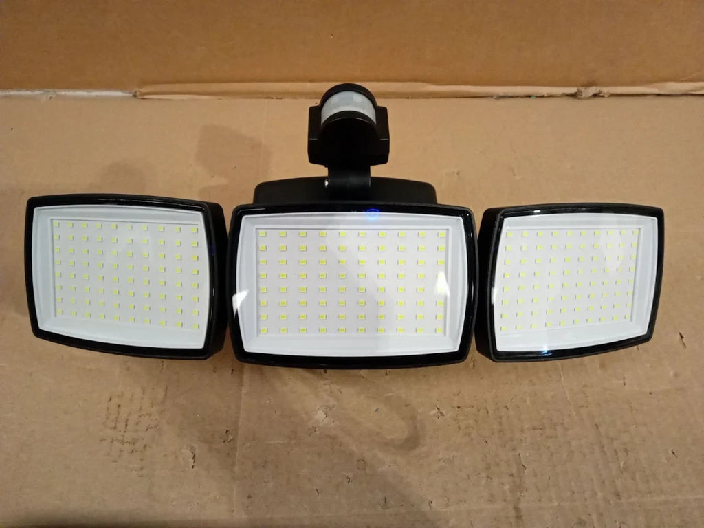 Aixpi Battery Powered Outdoor Security Lights 240 LED Motion Sensor PIR IP65