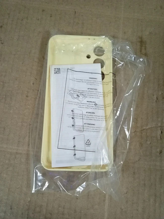Samsung Galaxy S24 FE Standing Grip Phone Case Protective Silicone Cover Yellow