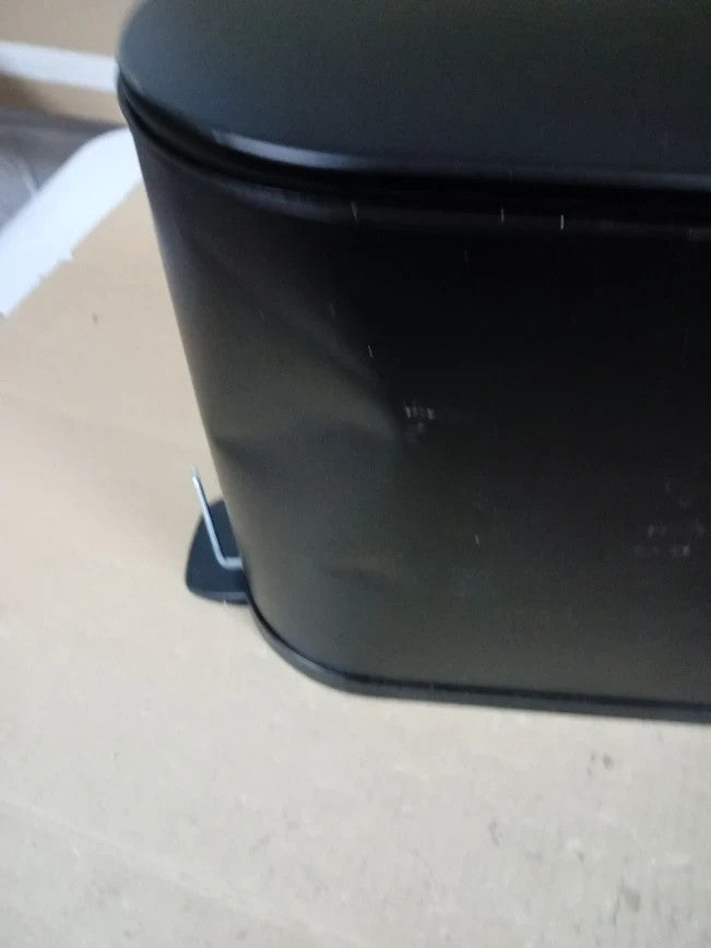 Beldray Bathroom Pedal Bin 5L Small Toilet Bin Soft Closing Lid D Shaped