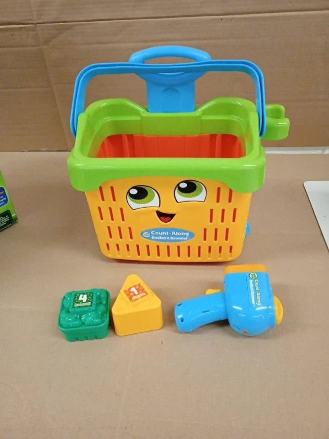 LeapFrog Count Along Basket Scanner Roleplay Toy Children Interactive 2+ New