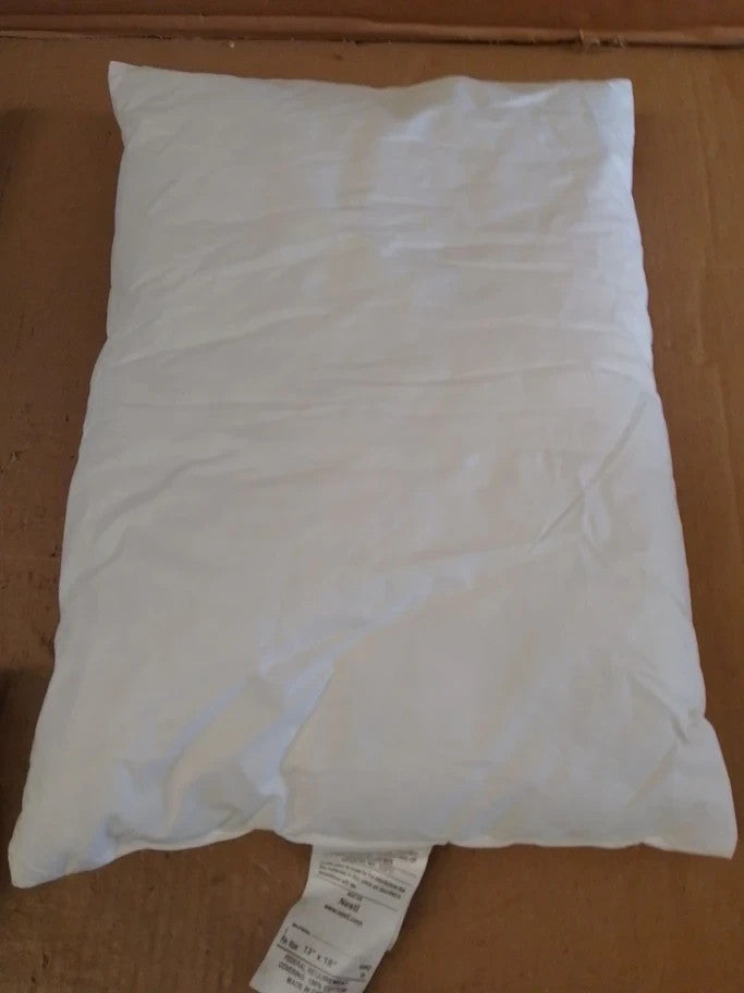 Nestl Toddler Pillow Pack Of 2 Organic Cotton Kids Travel Bed 33x45cm White New
