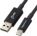 Amazon Basics USB C USB-A 3.1 Gen 2 Fast Charger Cable 10Gbps 0.9m Black  New